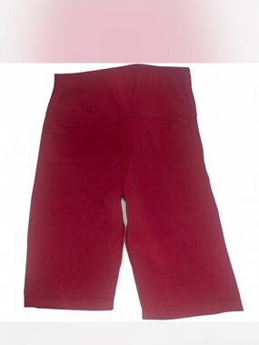 Free People move movement Deep Red High-Waist Bike Shorts